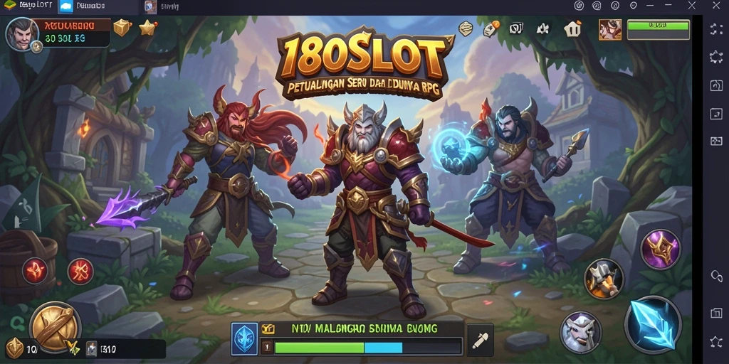 Gameplay seru dalam petualangan RPG 180SLOT.