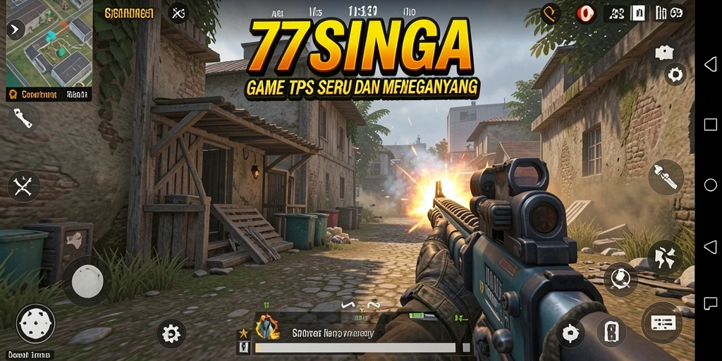 Tampilan gameplay mendebarkan di dalam 77SINGA