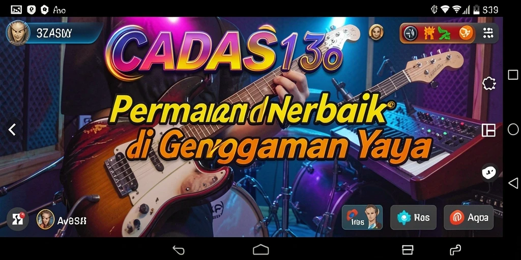 Tampilan gameplay CADAS138 yang seru dan interaktif dengan berbagai pilihan lagu.