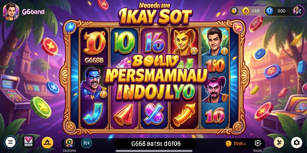 Screenshot utama G668 yang menampilkan gameplay Slot yang mengasyikkan.