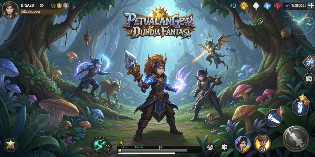 Menampilkan gameplay seru di GIGA33 dengan petualangan menantang.