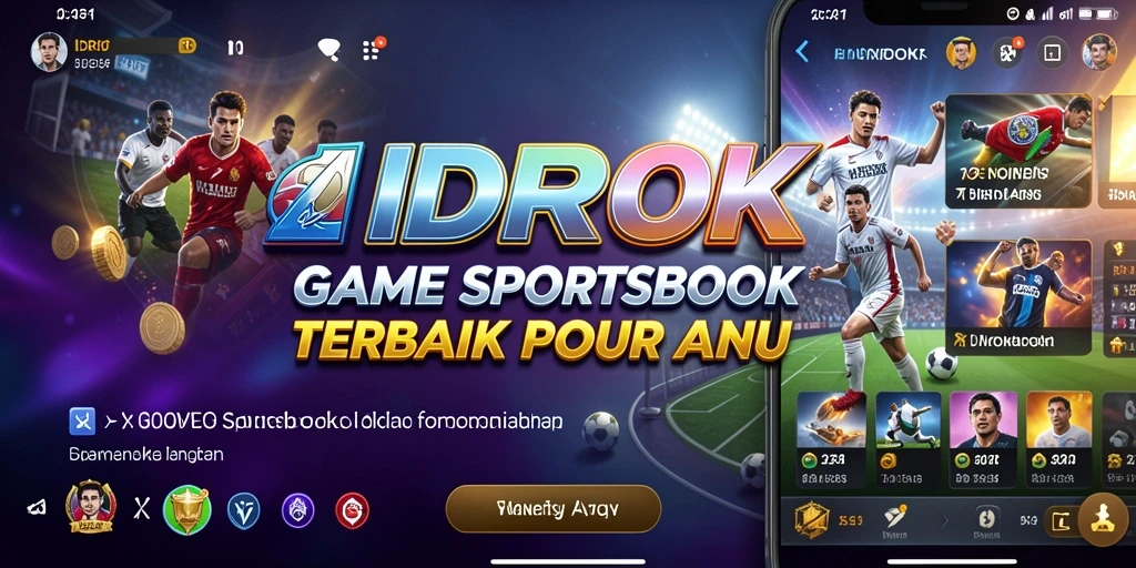 Tampilan antarmuka pengguna IDROK saat bermain Sportsbook.
