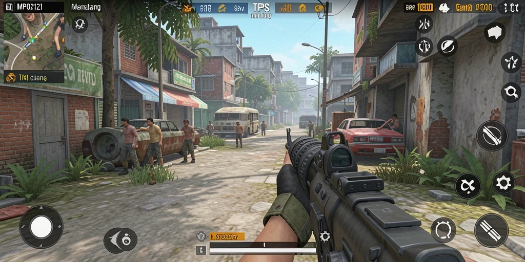 Tampilan gameplay MPO2121 yang menegangkan dan seru.