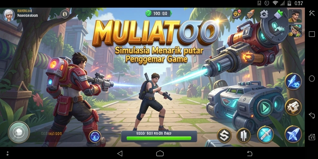 Tampilan gameplay seru dari MULIATOTO yang menggugah semangat.