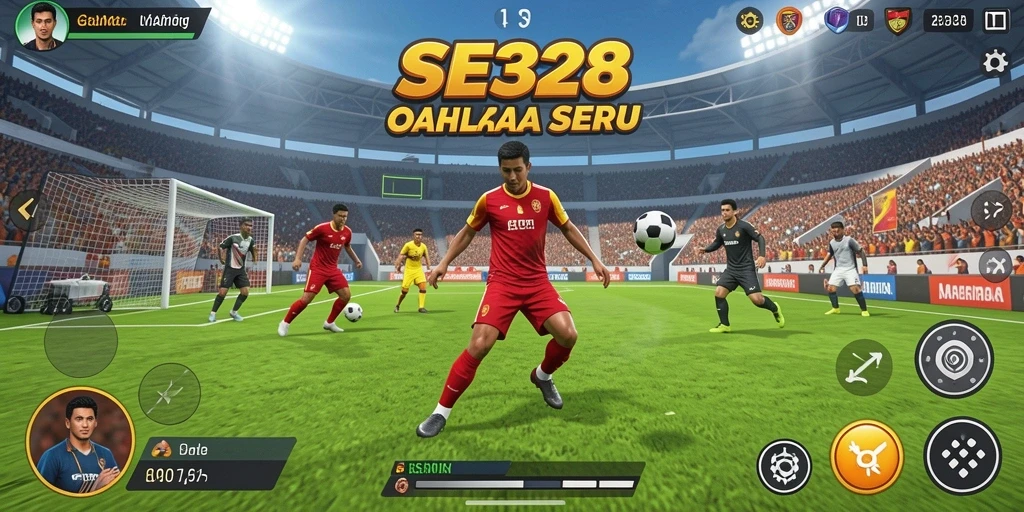 Tampilan gameplay SE328 yang menarik dalam aksi olahraga.