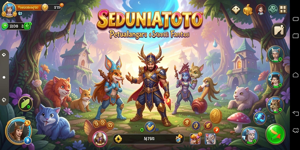 Menampilkan aksi dan eksplorasi dalam SEDUNIATOTO.