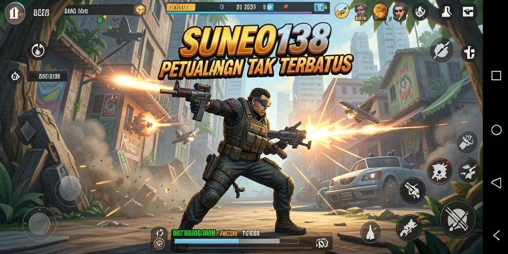 Tampilan intens dari gameplay SUNEO138 yang seru dan menantang.