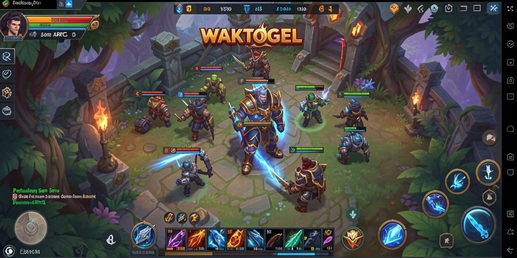 Gameplay seru di dunia fantasi WAKTOGEL.