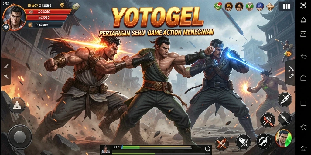 Tampilan gameplay YOTOGEL yang penuh aksi dan tantangan.